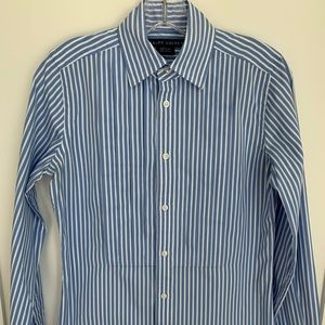 Ralph Lauren Slim Fit Stripe Tux Style Shirt